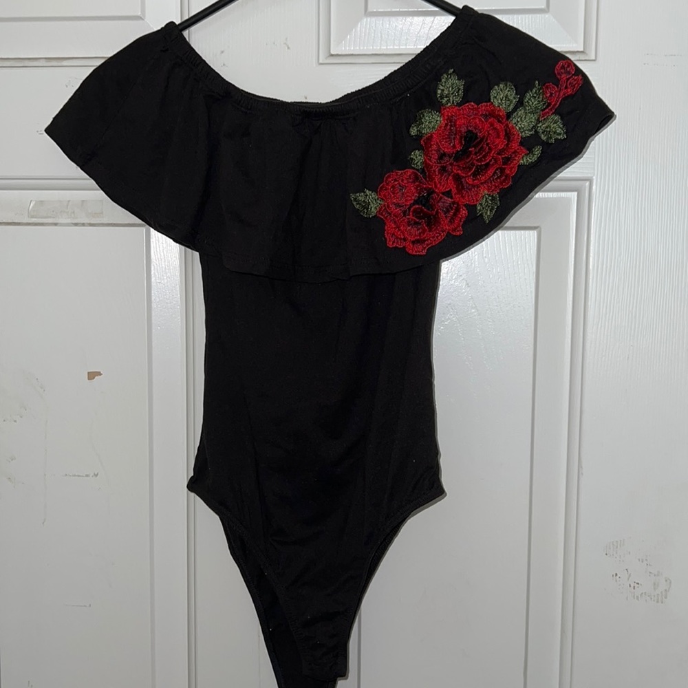 Flower body suit